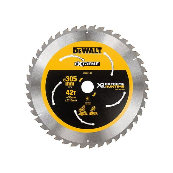 DEWALT - XR FlexVolt Mitre Saw Blade 305 x 30mm x 42T