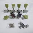 thumbnail image 5 of 3L 3R Deluxe Vintage Guitar Machine Heads Tuners Tuning Pegs 3L + 3R Gold Chrome, 5 of 13