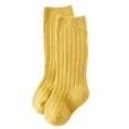 thumbnail image 1 of SAYOO Toddler Baby Medium Tube Socks, Solid Color Ribbed Knit Knee High Socks Seamless Uniform Stockings(0-3 Years), 1 of 8