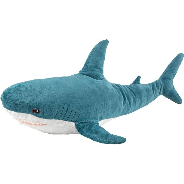 LAICAIW Peluche Douce BLAHAJ, Grand Requin Animal Poisson Bleu Blanc 39 1⁄4 Pouces
