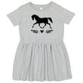 thumbnail image 3 of Inktastic Horse for Girls Girls Toddler Dress, 3 of 5