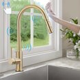 thumbnail image 3 of Brushed Gold Kitchen Faucet Senlesen Sensitive Touch Control Sink Faucet, 3 of 17