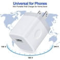 thumbnail image 4 of USB Wall Charger Block,USB Charger Adapter,AILKIN 5V/1A/4Pack Wall Charger Block Fast Charging Station Power Base Charger Block Plug Brick for iPhone Wall Charger, 4 of 6