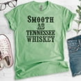 thumbnail image 2 of Smooth As Tennessee Whiskey T-shirt, Unisex Women's Men's Shirt, Whiskey Shirt, Vacation Shirt, Liquor Tee, Heather Apple Green, 3X-Large, 2 of 6