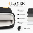 thumbnail image 2 of Funda para portátil compatible con MacBook Air/Pro de 13 a 13,3 pulgadas, funda para portátil de 14 pulgadas con esquinas, 2 of 4