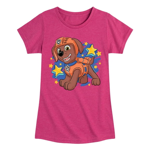 Paw Patrol - Zuma Sketch - Toddler & Youth Girls Short Sleeve Graphic T-Shirt