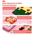 thumbnail image 2 of Tablero Juguete Sensorial Montessori para Bebé (Tríptico Unicornio), 2 of 9