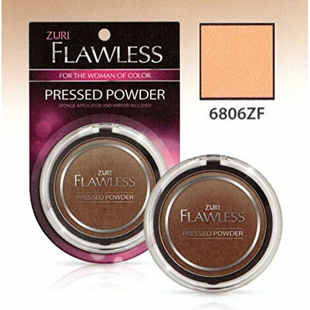 Zuri Flawless Pressed Powder Blush Brown (Pack of 3)