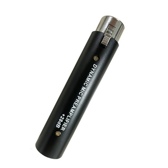 COOLHOOD HD1 Portable Microphone Amplifier Dynamic Mic Preamplifier 20Hz-20KHz Frequency with 28dB Increase 135Ω Impedance