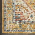 thumbnail image 3 of 2â€™ x 10â€™ Ivory and Yellow Center Medallion Runner Rug, 3 of 5
