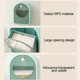 thumbnail image 3 of Caja de cosméticos para hisopos de algodón NikouMX Soporte para almohadillas de algodón verde rosa blanco 20 × 16 × 6,5 cm, 3 of 8