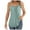Light Green, variant on GEWSEY Women Built-in Bra Camisole Adjustable Strap Tank Top Summer Loose Fit Cami Shirts S-3XL (PK1, XL)