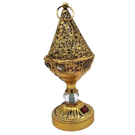 Electric Bakhoor Burner 110v Incense Burner Regulator Electric Incense Burner - Oud Frankincense Resin Burner Gift Positive Energy (Dome)