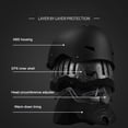 thumbnail image 2 of Casco antiimpacto unisex Casco medio cubierto ajustable Protector deportivo al aire libre, 2 of 9