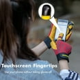 thumbnail image 6 of FEISHDEK Gardening Gloves for Women and Men, Touchscreen Sheepskin Leather Garden Work Gloves, Flexible & Breathable Yard Working Gloves (Small,Rde), 6 of 7
