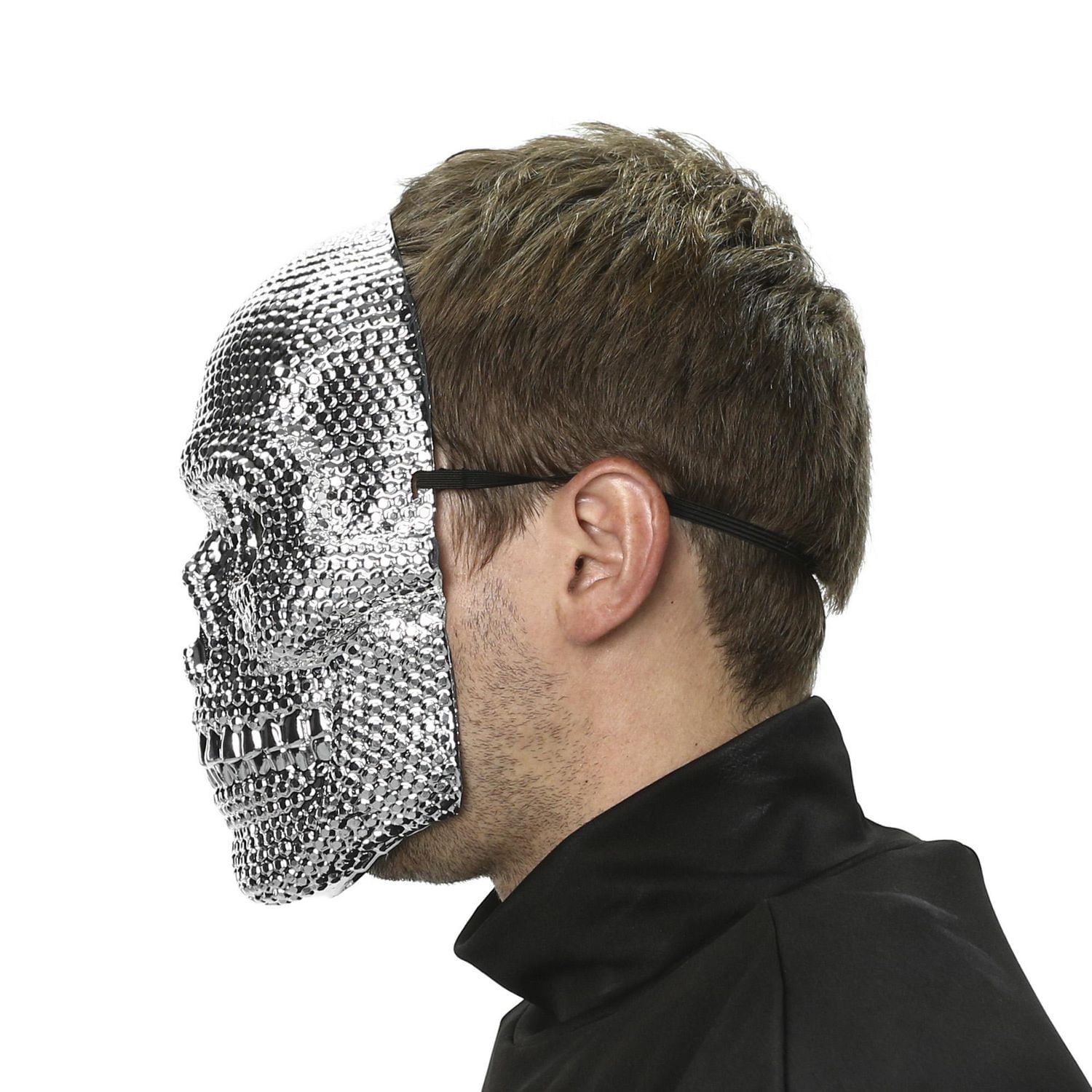 Rhinestone Skull Mask