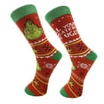 thumbnail image 7 of AOUSIN 3 Pair Adult Cartoon Christmas Slipper Socks Thick Warm Sleeping Socks Holiday Crew Socks, 7 of 7