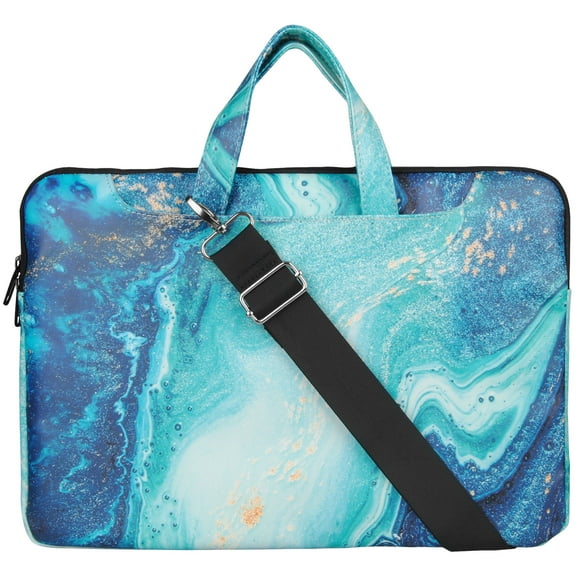 Laptop Bags for Women 15.6 inch Laptop,AILKIN Laptop Sleeve Carrying Case Briefcase Messenger Shoulder Tote Bag Computer Laptop Crossbody Shoulder Laptop Bags for Women,Business,Office,Blue Galaxy