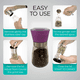 thumbnail image 4 of Home Kitchen Color Manual Pimienta Grinder-2PCS Púrpura MFZFUKR CPB-US-YYM477-4, 4 of 5