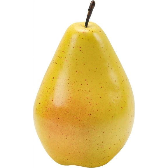 21cm Big Fake Pear Artificial Decoration Fruit Home Party Christmas Dispaly Food Toy - Yellow