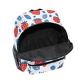 thumbnail image 6 of FORMRS School Backpack with Front Zippered Pocket 12" Student Travel Daypack, Playful Strawberries, 6 of 6