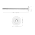 thumbnail image 2 of 4 Pack Pet Gates Spindle Rods 8mm(M8), Replacements Parts to The Screws for Dog Gate Door or Stair Gate, 2 of 8