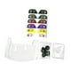 thumbnail image 4 of Visor de fútbol americano Visor de protección facial Resistente a los rasguños Mejora las piezas de visibilidad para adultos Helmets de fútbol juvenil Claro, 4 of 8