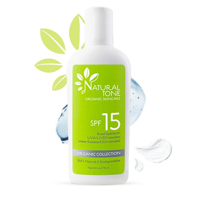 Protector solar Natural Tone Organic Skincare SPF15 120 ml
