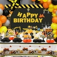 thumbnail image 2 of 7 PCS Truck Theme Decorations Construction Honeycomb Centerpieces Table Toppers for Kids Birthday Theme, 2 of 7