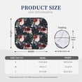 thumbnail image 3 of Balery Watercolor Floral Parasol para parabrisas de coche de 2 piezas | Parasol plegable para parabrisas delantero de coche para la mayoría de sedanes-Medium, 3 of 6