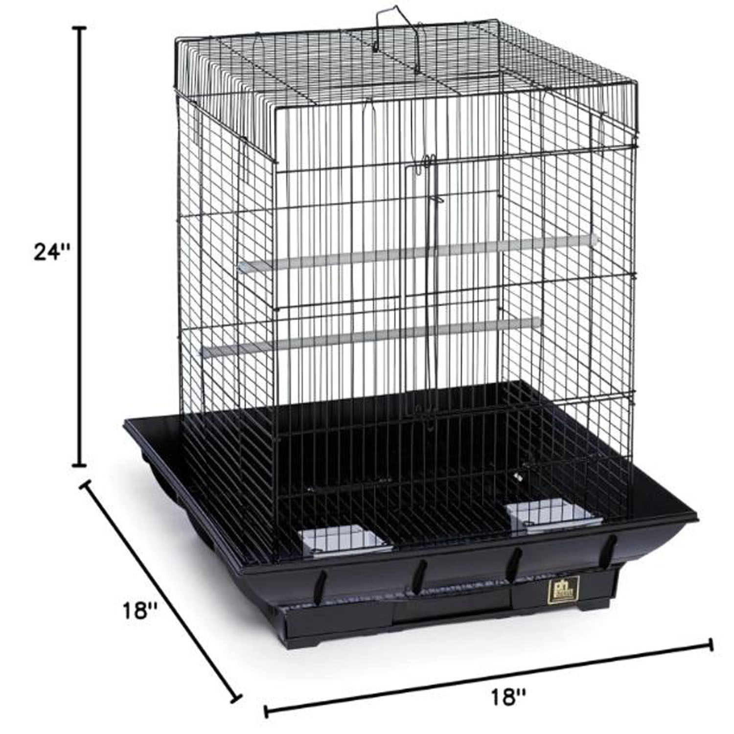 Budgie Cage 5, Small Bird Cage, 24 Inch Bird Cage, Pet Travel Birdcage Flight Bird Cage, Parakeet Cage with Slide-Out Tray and Handle for Parrot Cockatiels Budgies Finch Lovebirds Pigeons