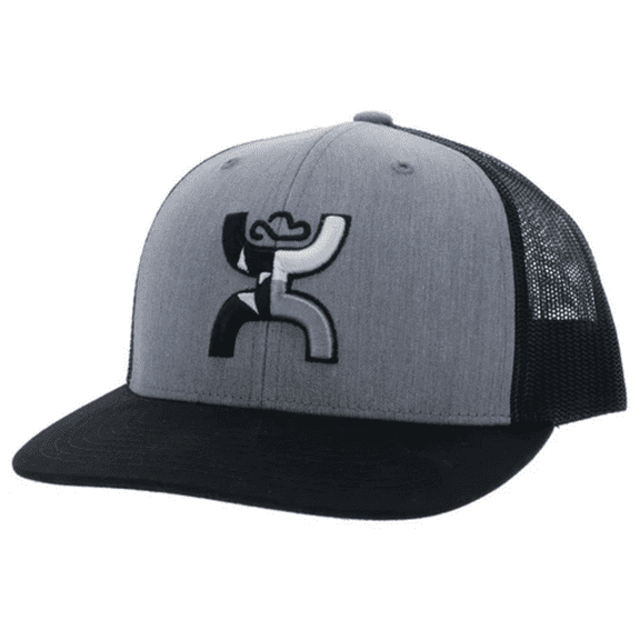 Hooey Texican Grey Black - Hats Cap - 2220T-Gybk