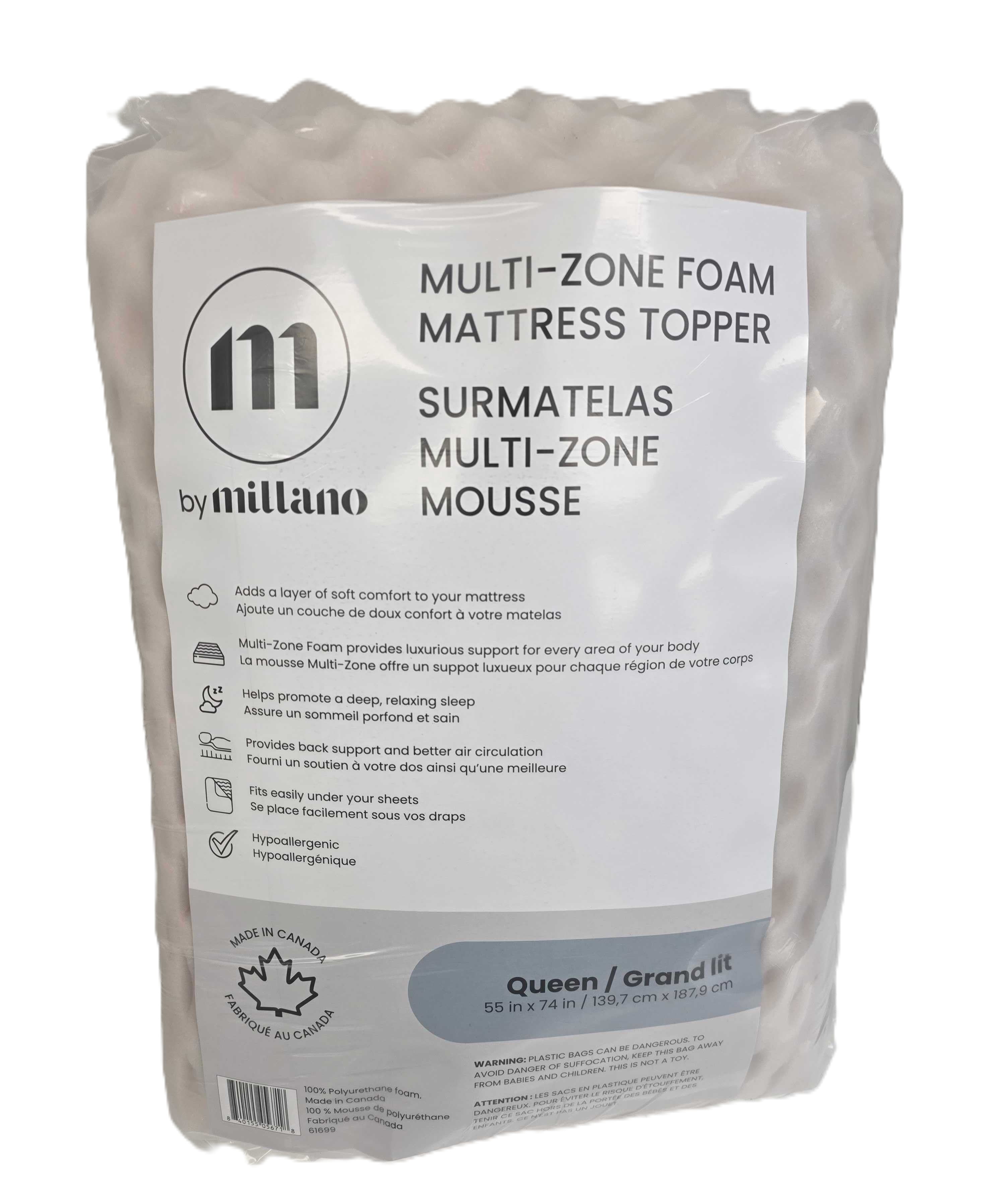M by Millano - Mattress Topper - Queen