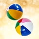 thumbnail image 4 of Paquete de 2 pelotas de playa inflables de colores arcoíris para fiestas en la playa y la piscina., 4 of 5