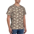thumbnail image 2 of Qekee Raccoon Classic Fit T-Shirt Men's Shirt Men's Tight Short Sleeves for Exercise, Running, Mountaineering - Raccoon, 2 of 9