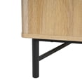 thumbnail image 6 of Christopher Knight Home 66" Wood TV Stand Cabinet, 4 Doors with Storage Spaces, Adjustable Shelves, Natural, 6 of 10
