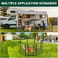 thumbnail image 2 of Yiwa Parc pour Animaux en Métal Pliable, Parc d'Exercice Robuste et Résistant à la Rouille avec Porte Sécurisée, Clôture Portable Intérieure et Extérieure pour Petits Animaux et Chiots, 2 of 7