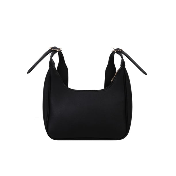 Bolso Hombro Btafrte Tipo Bandolera Media para Mujer Bolsos Mano PU negro