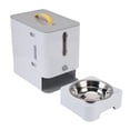 thumbnail image 4 of Distributeur de Nourriture pour Animaux, Récipient Multifonctionnel pour Nourriture Sèche avec Bol pour Chat, Récipient de Stockage de Nourriture pour Intérieur Extérieur, 4 of 7