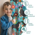 thumbnail image 3 of Blackout Kids Curtains,Bernese Mountain and Flower Childrens Insulated Curtains Set Of 2,Bedroom Essentials,Toddler Room Decor 52"x63"(132x160cm), 3 of 4