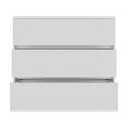 thumbnail image 4 of Dresser 31"H, 3 Drawers, Chest of Drawers, White, 4 of 7
