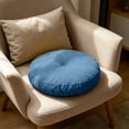 thumbnail image 6 of Large Round Floor Cushion, 16.5 Inch Thick Pouf Ottoman for Sitting, Meditation Pillow for Living Room and Bedroom, Soft Floor Seating and Decorative Accent, Home Comfort Gift, 6 of 7