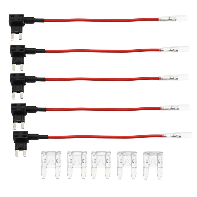 12V Estándar Fusible Adaptador con 5uds 25A Cuchilla Estilo Fusible Plástico