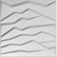 thumbnail image 1 of Dundee Deco's Paintable Off White Abstract Hills Fiber 3D Wall Panel, 1.6 ft X 1.6 ft, Interior Design Wall Paneling Decor Commercial and Residential Application, 2.6 sq.ft. each, 1 of 4