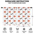thumbnail image 2 of Blackout Kids Curtains,White Halloween Pumpkins and Bats Childrens Insulated Curtains Set Of 2,Bedroom Essentials,Toddler Room Decor 42"x54", 2 of 5