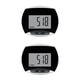 thumbnail image 4 of Soidarity LCD digital podómetro contador de pasos con clip de cinturón multifuncional distancia caminar jogging reloj regalo negro Negro 2piezas, 4 of 6