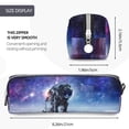 thumbnail image 3 of Honeii Astronauts Start Running Pattern Pencil Case, Pencil Pouch, Pencil Case Small, Pencil Pouch Aesthetic, PVC Pencil Pouch, Pencil Bag, Makeup Pouch, 3 of 7