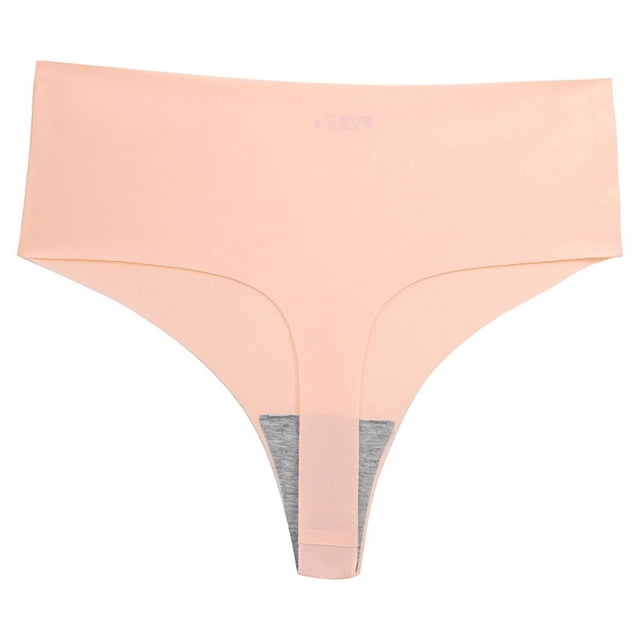 Tanga de mujer sexy, transpirable, sin costuras, de cintura alta, a la moda, sin costuras, deportiva, de secado rápido, transpirable para mujer