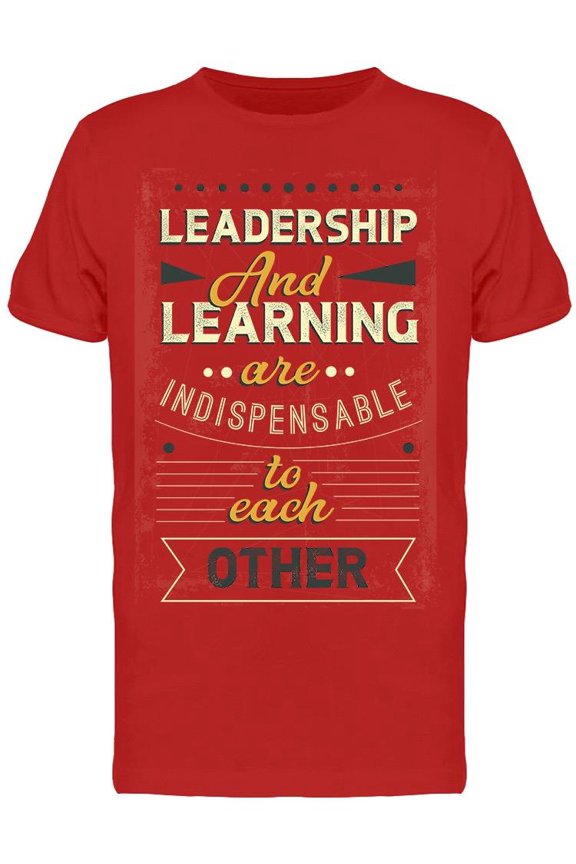 Leadership And Learning T-Shirt Men -Image by Shutterstock, Male XX-Large