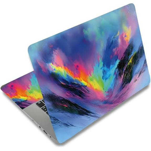 Colorful Snow-Covered Mountains Laptop Skin Laptop Sticker PVC Computer Stickers Dustproof Waterproof Art Decal Protector 12" 13" 13.3" 14" 15" 15.4" 15.6" Notebook Art Decal Protector